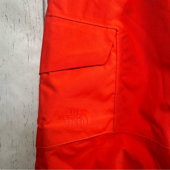 The North Face Women Orange Ski Snow Pants Size L Outdoor Adventure Snowboarding - Picture 5 of 13